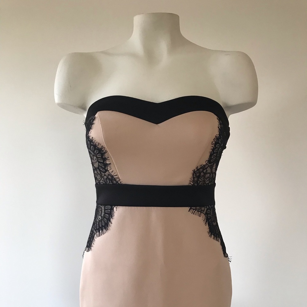 Fancy Strapless Maxi Dress